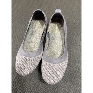Allbirds Tree Breezer in Mist Grey Lightweight flats machine washable Size 7